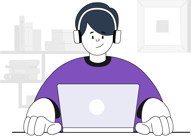 Support illustration showing a team ready to help with Intelipay features